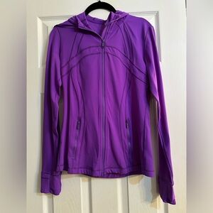 EUC Lululemon Define Hooded Jacket Purple
